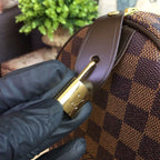 Louis Vuitton Speedy Bag 35cm Damier Ebene Canvas Spring/Summer Collection N41363, Brown