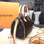 Louis Vuitton Nano Speedy Bag 16cm Monogram Canvas Spring/Summer Collection M61252, Brown