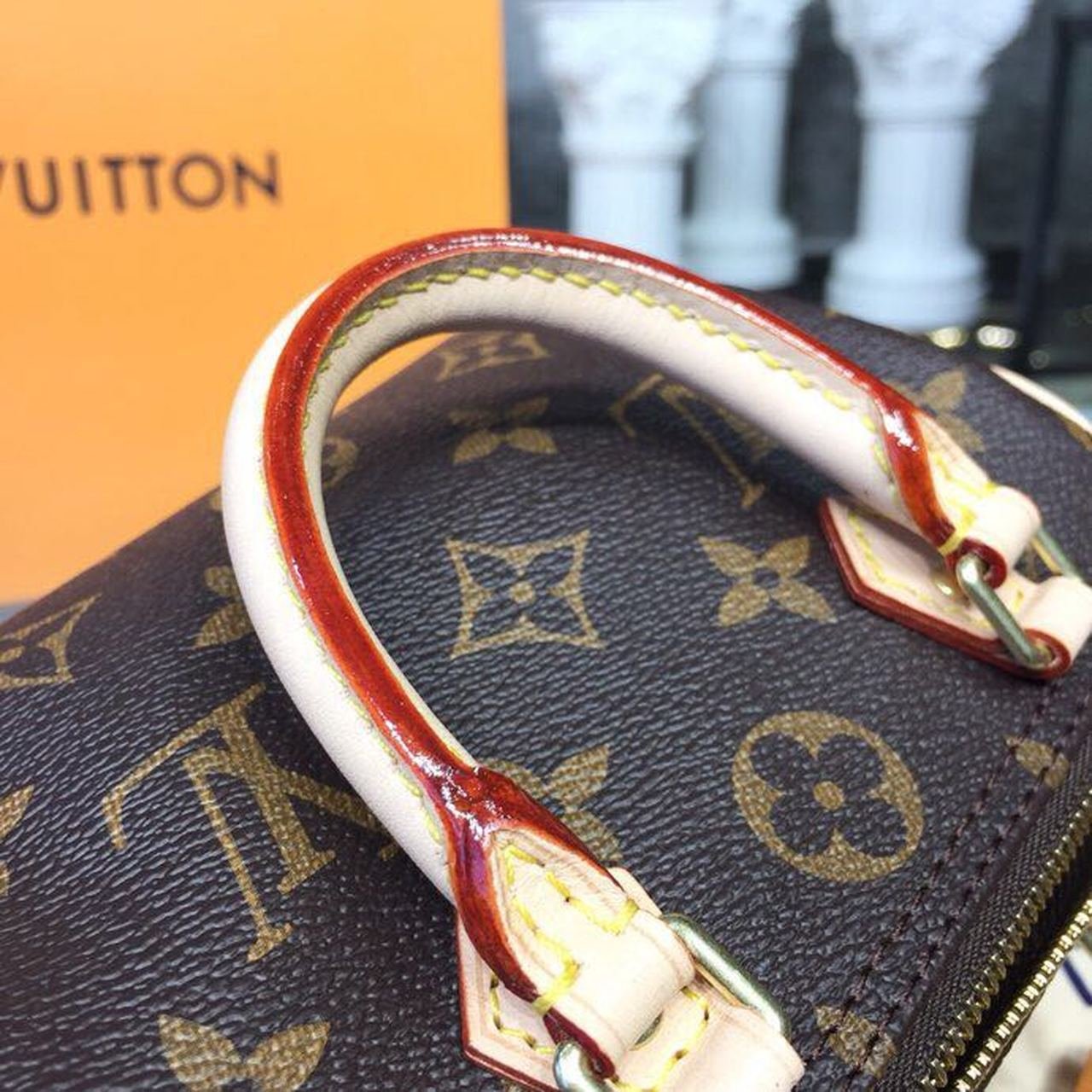 Louis Vuitton Nano Speedy Bag 16cm Monogram Canvas Spring/Summer Collection M61252, Brown
