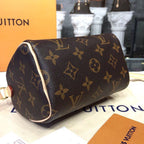 Louis Vuitton Nano Speedy Bag 16cm Monogram Canvas Spring/Summer Collection M61252, Brown