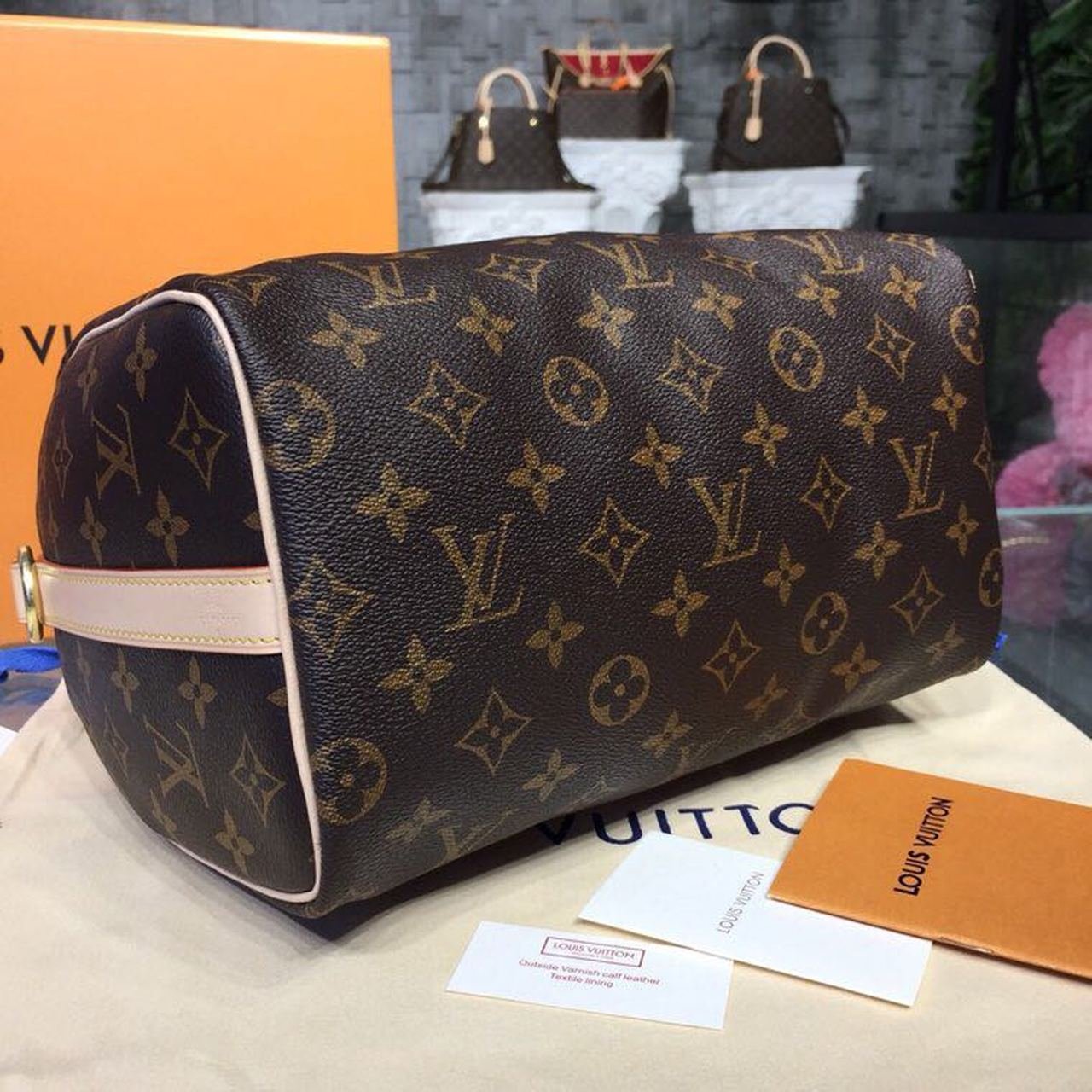 Louis Vuitton Speedy Bag 25cm Monogram Canvas Spring/Summer Collection M41109, Brown