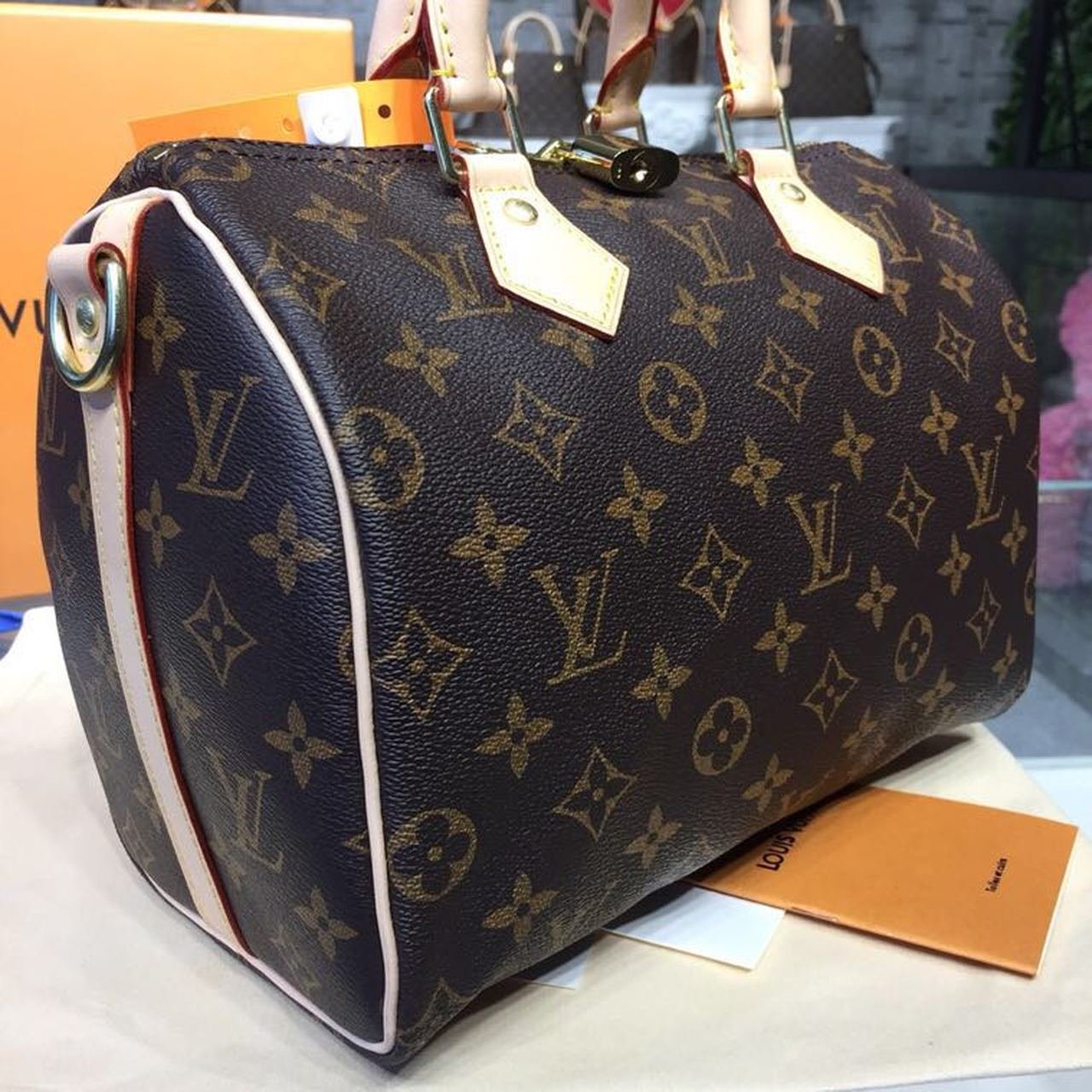 Louis Vuitton Speedy Bag 25cm Monogram Canvas Spring/Summer Collection M41109, Brown