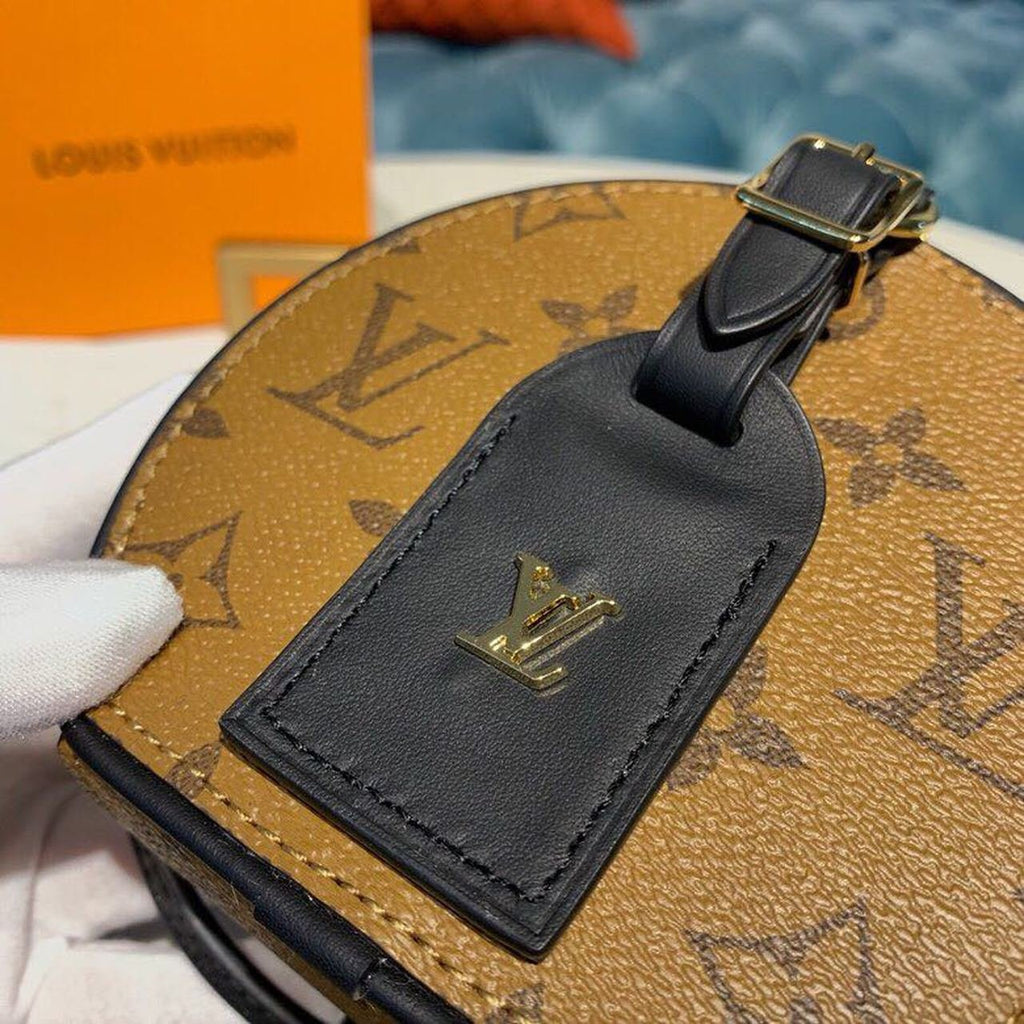 Louis Vuitton Mini Bote Chapeau Bag 16cm Monogram Reverse Canvas Spring/Summer Collection M68276 Brown