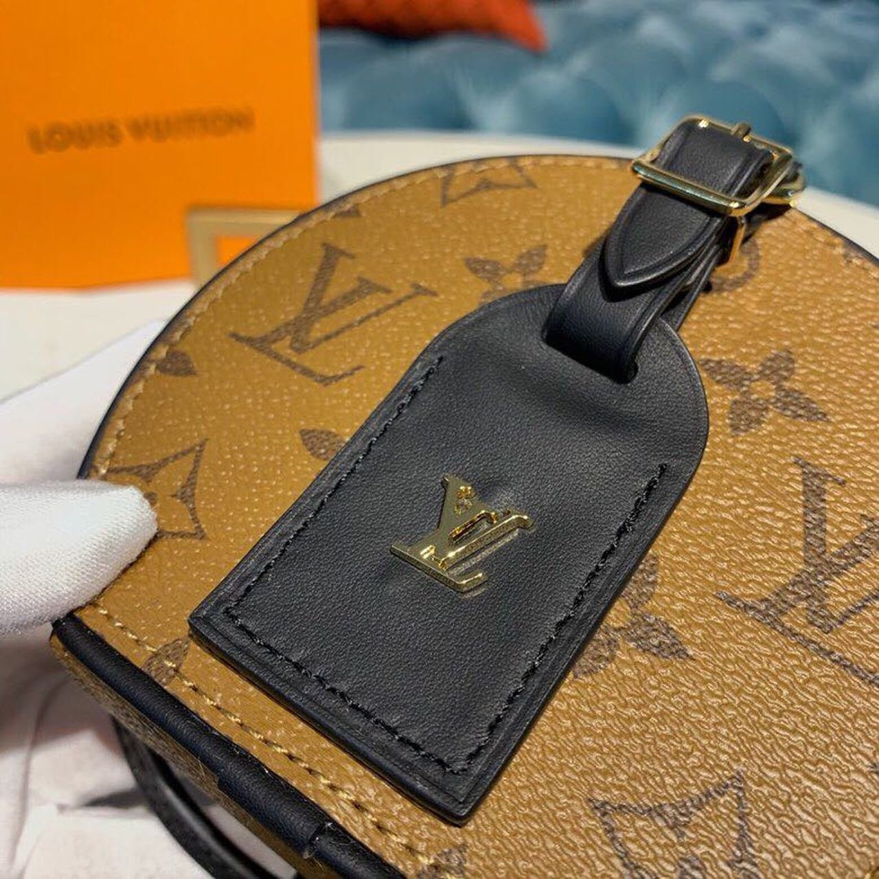 Louis Vuitton Mini Bote Chapeau Bag 16cm Monogram Reverse Canvas Spring/Summer Collection M68276 Brown