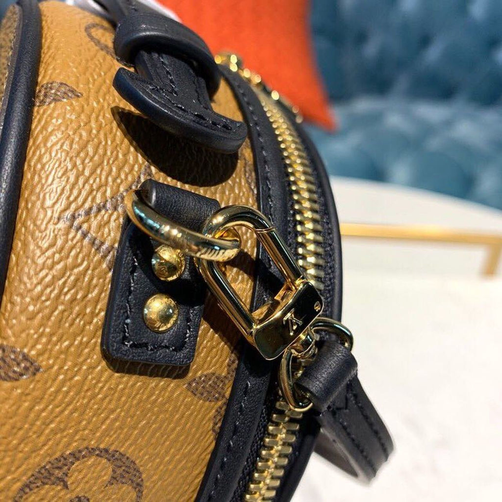 Louis Vuitton Mini Bote Chapeau Bag 16cm Monogram Reverse Canvas Spring/Summer Collection M68276 Brown