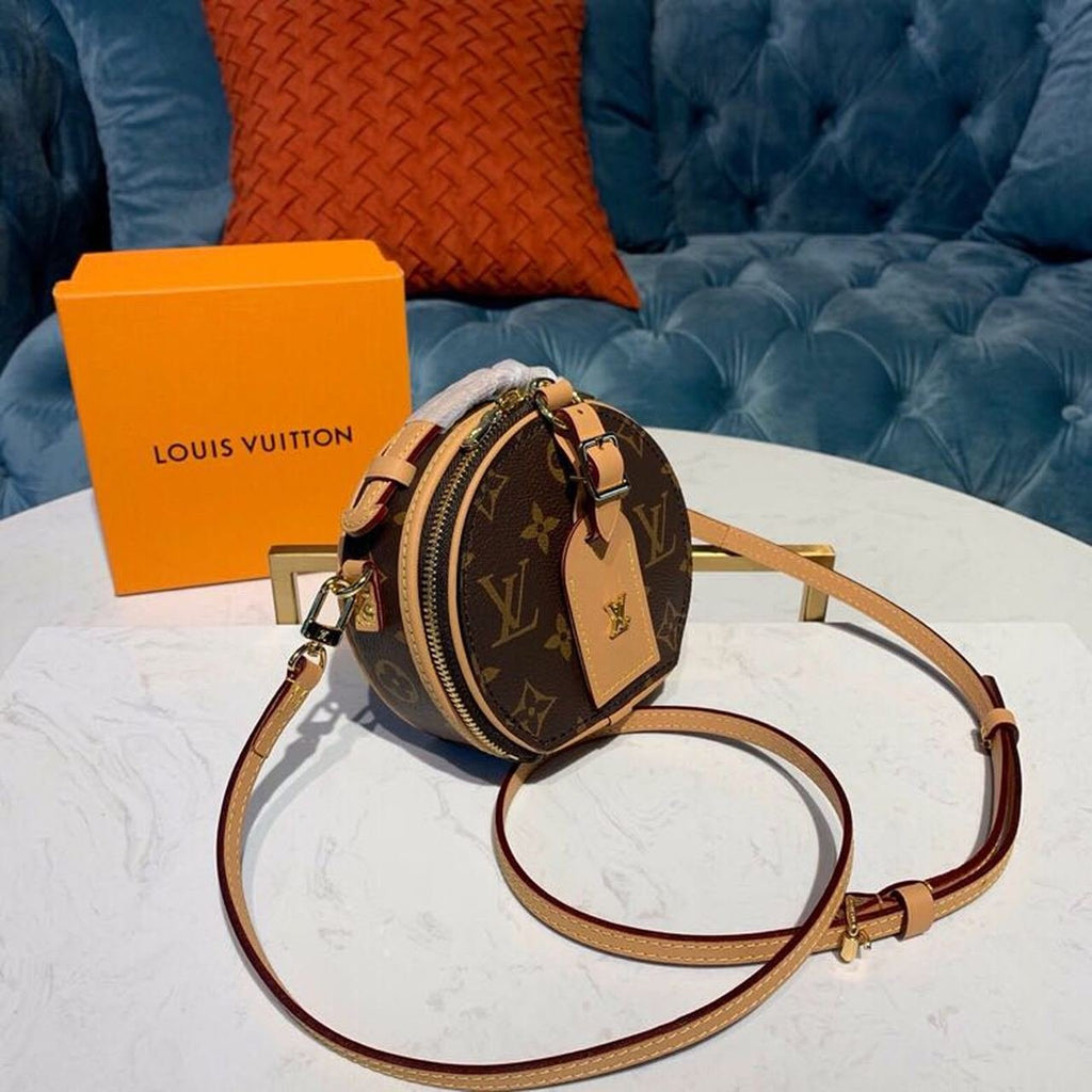 Louis Vuitton Mini Bo?te Chapeau Bag 16cm Monogram Canvas Spring/Summer Collection M44699, Brown