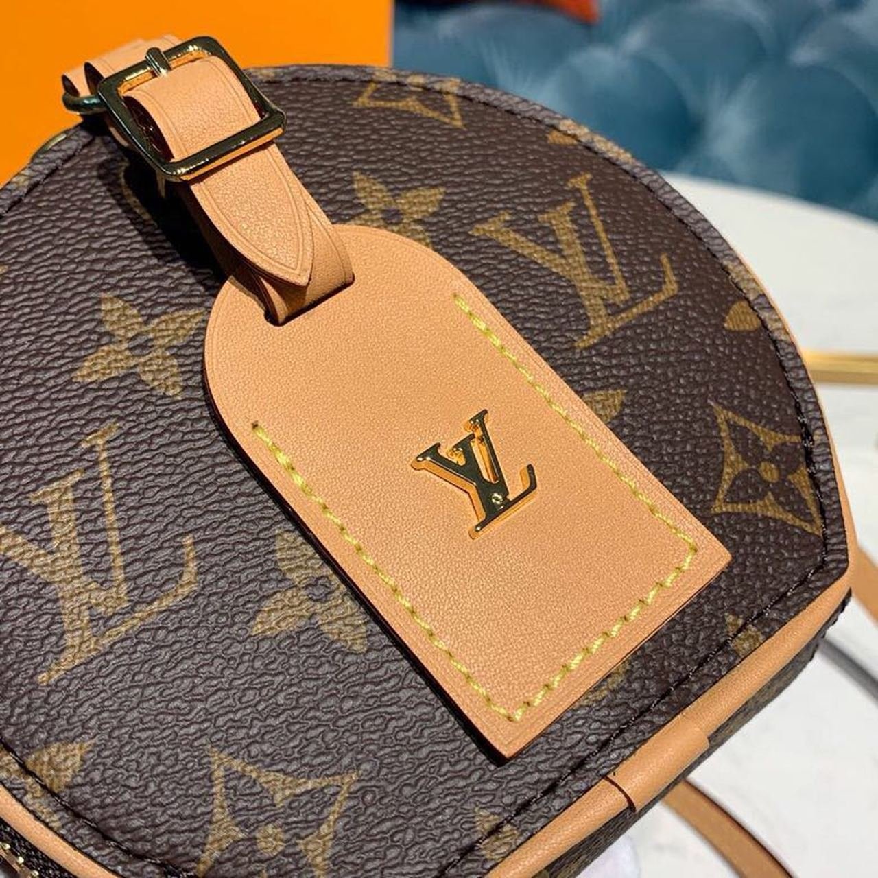 Louis Vuitton Mini Bo?te Chapeau Bag 16cm Monogram Canvas Spring/Summer Collection M44699, Brown