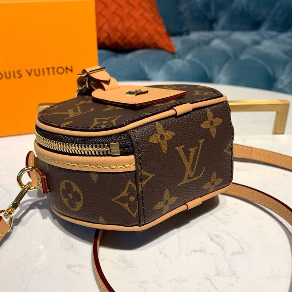 Louis Vuitton Mini Bo?te Chapeau Bag 16cm Monogram Canvas Spring/Summer Collection M44699, Brown