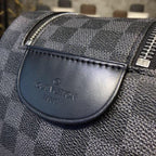 Louis Vuitton King Size Toiletry Bag 28cm Damier Graphite Canvas Spring/Summer Collection N47527, Black