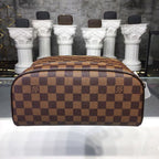 Louis Vuitton King Size Toiletry Bag 28cm Damier Ebene Canvas Spring/Summer Collection N47527, Brown