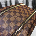 Louis Vuitton King Size Toiletry Bag 28cm Damier Ebene Canvas Spring/Summer Collection N47527, Brown