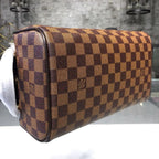 Louis Vuitton King Size Toiletry Bag 28cm Damier Ebene Canvas Spring/Summer Collection N47527, Brown