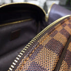Louis Vuitton King Size Toiletry Bag 28cm Damier Ebene Canvas Spring/Summer Collection N47527, Brown