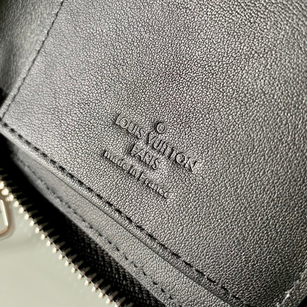 Louis Vuitton Taurillon Clutch Wallet 20cm Black