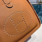 Hermes Evelyne III 29 Bag Brown With Silver-Toned Hardware For Women, Women’s Shoulder And Crossbody Bags 11.4in/29cm