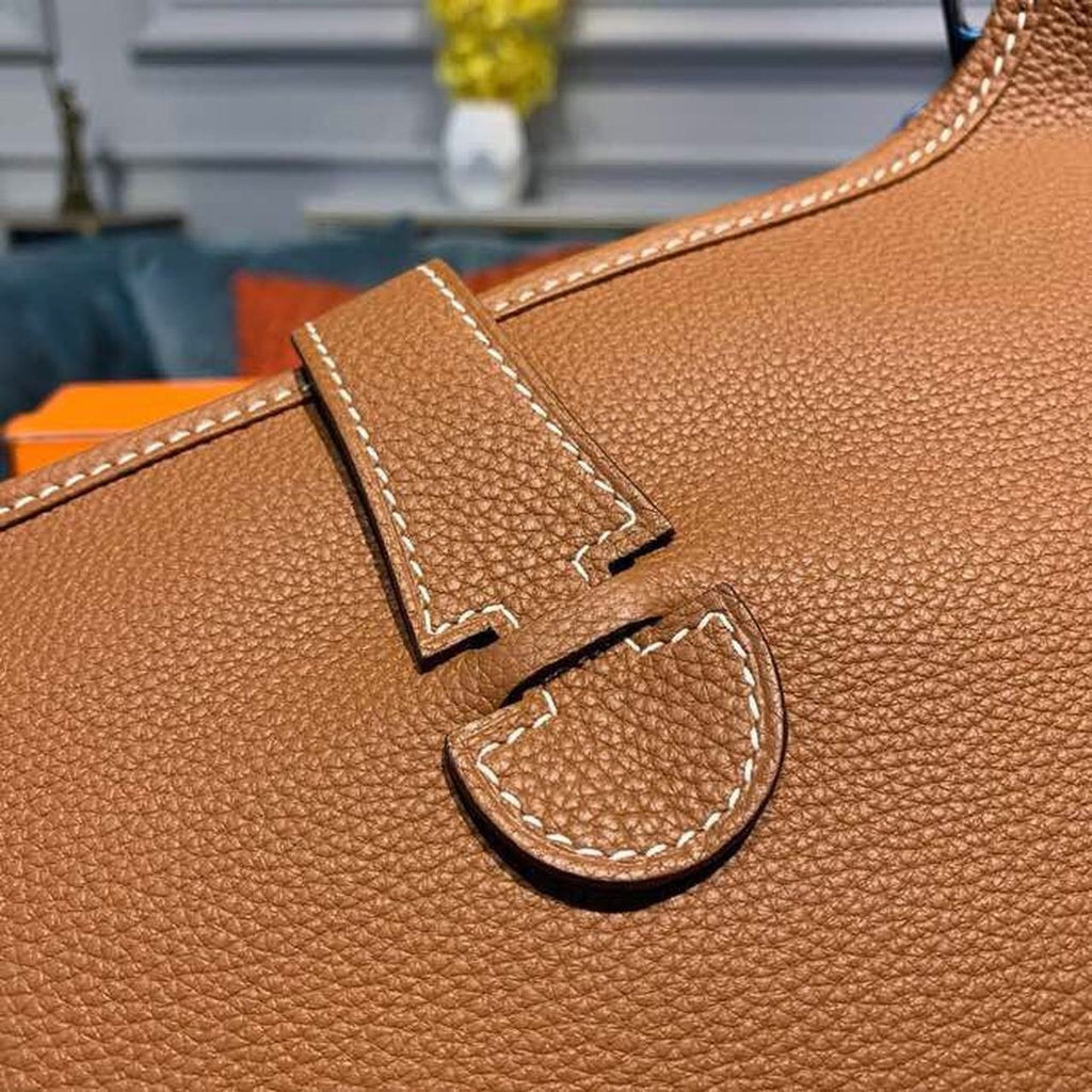 Hermes Evelyne III 29 Bag Brown With Silver-Toned Hardware For Women, Women’s Shoulder And Crossbody Bags 11.4in/29cm