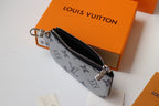 Louis Vuitton Monogram Clutch Bag 12cm Grey