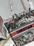 Christina Dior Medium Book Tote Bag 36cm Light Pink
