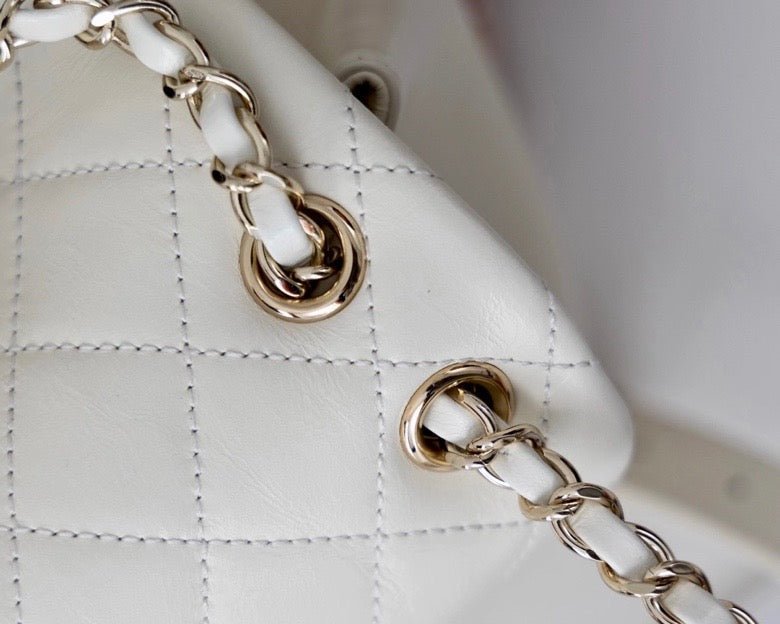 Chanel Backpack 18cm White