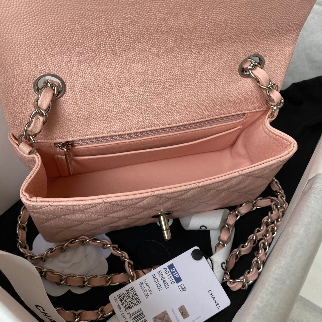 Chanel Mini Classic Flapbag 20cm Pink