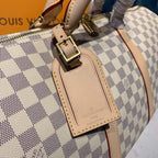 Louis Vuitton Keepall Bandoulire 55cm Damier Azur Canvas Spring/Summer Collection