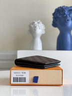 Louis Vuitton Amerigo Wallet 12cm Brown