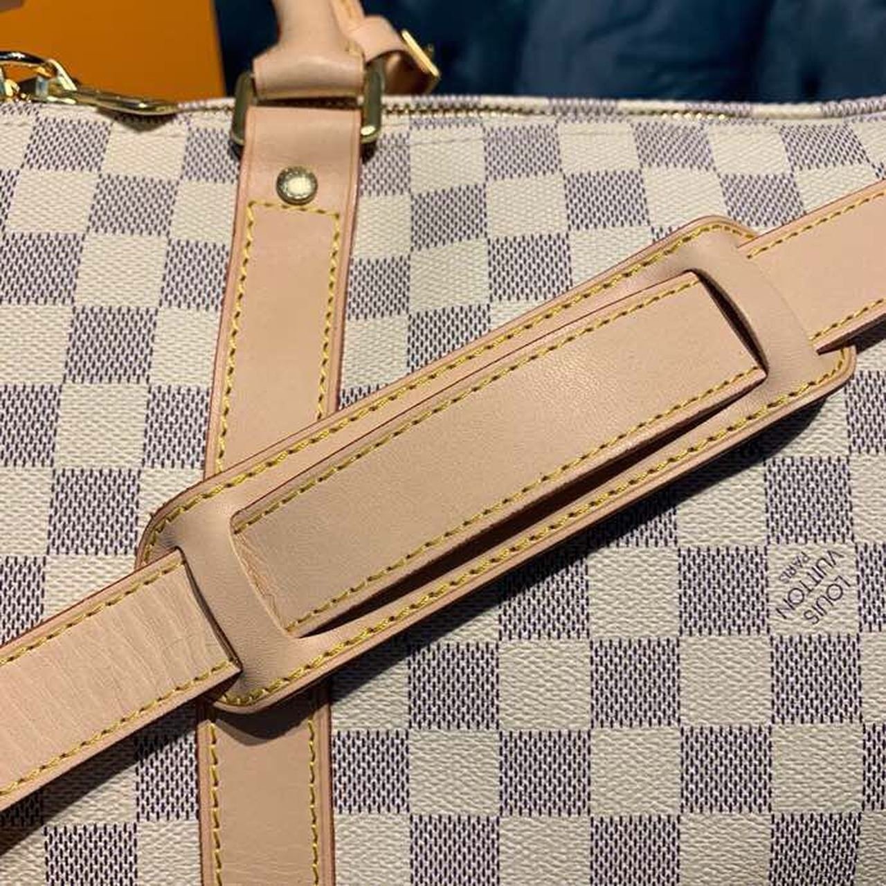 Louis Vuitton Keepall Bandoulire 55cm Damier Azur Canvas Spring/Summer Collection