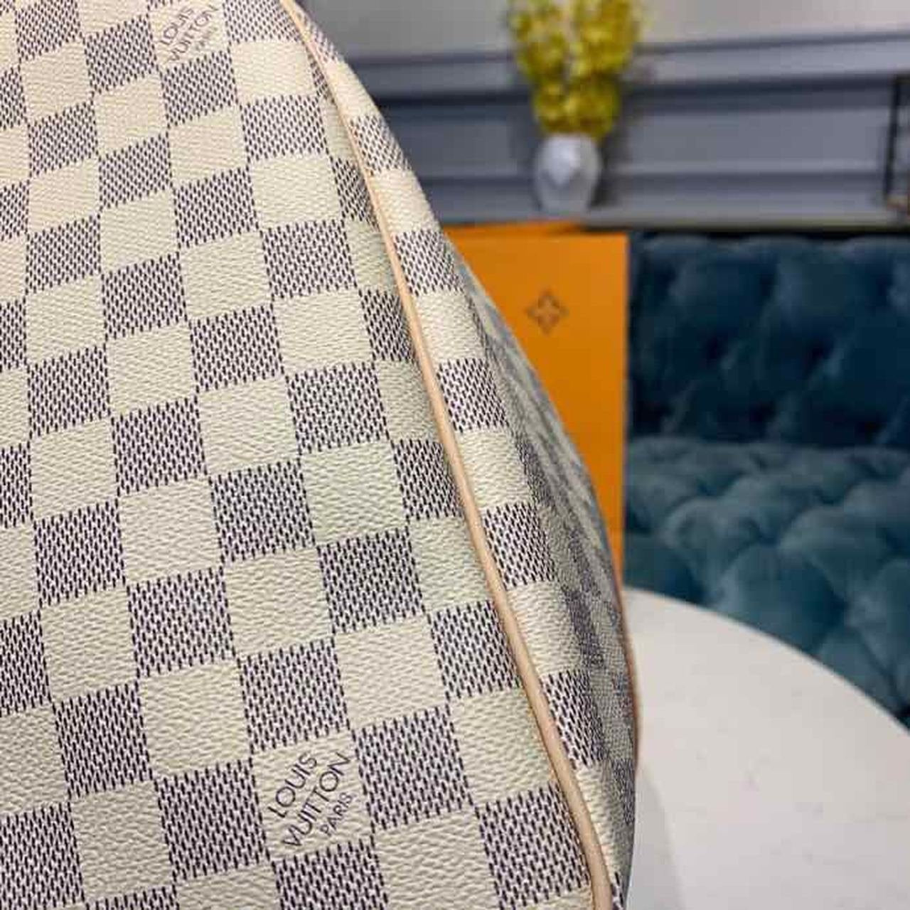 Louis Vuitton Keepall Bandoulire 55cm Damier Azur Canvas Spring/Summer Collection N41429 Azur