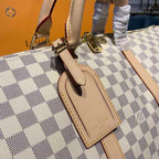 Louis Vuitton Keepall Bandoulire 55cm Damier Azur Canvas Spring/Summer Collection N41429 Azur