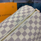 Louis Vuitton Keepall Bandoulire 55cm Damier Azur Canvas Spring/Summer Collection N41429 Azur