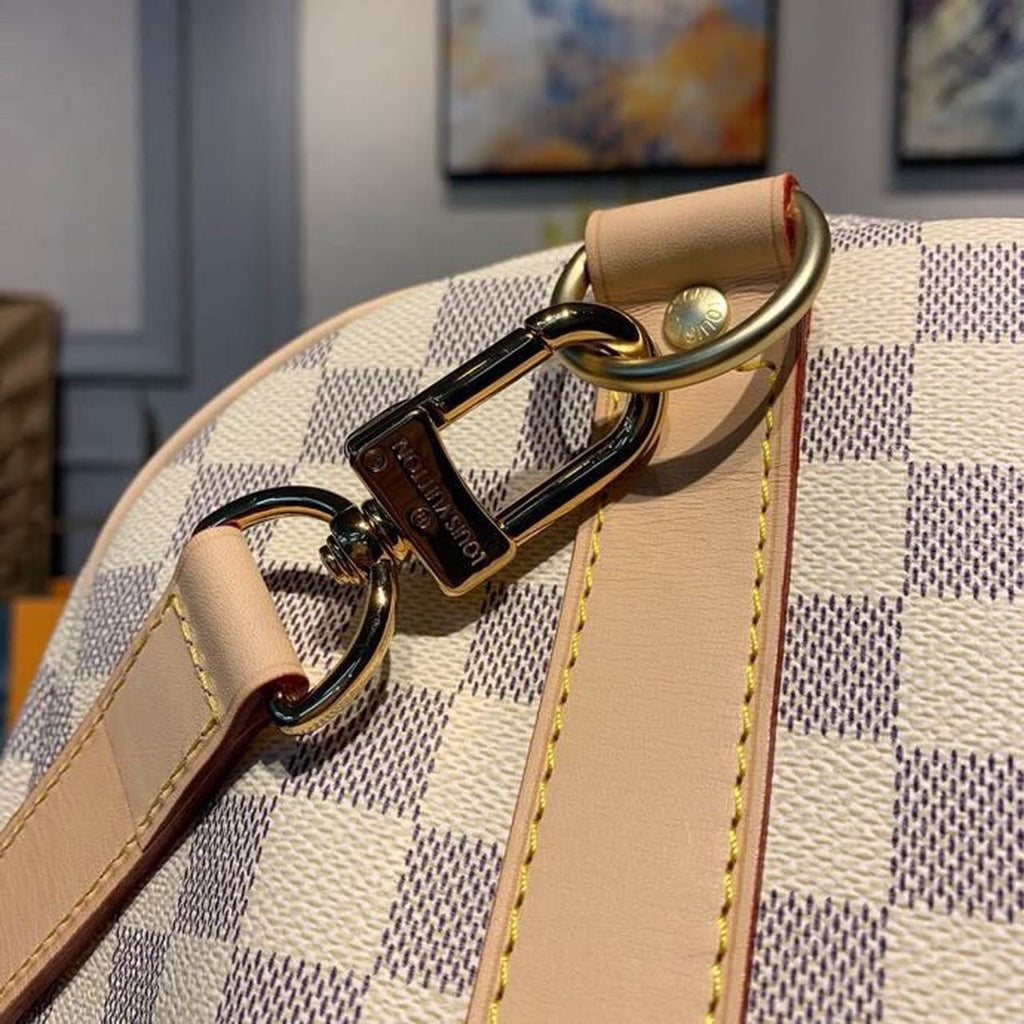 Louis Vuitton Keepall Bandoulire 55cm Damier Azur Canvas Spring/Summer Collection N41429 Azur