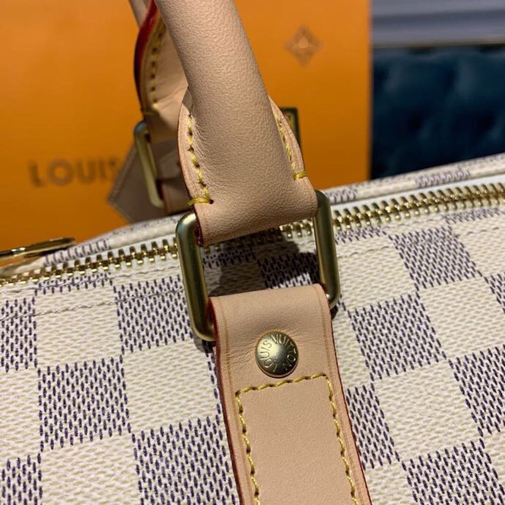 Louis Vuitton Keepall Bandoulire 55cm Damier Azur Canvas Spring/Summer Collection N41429 Azur