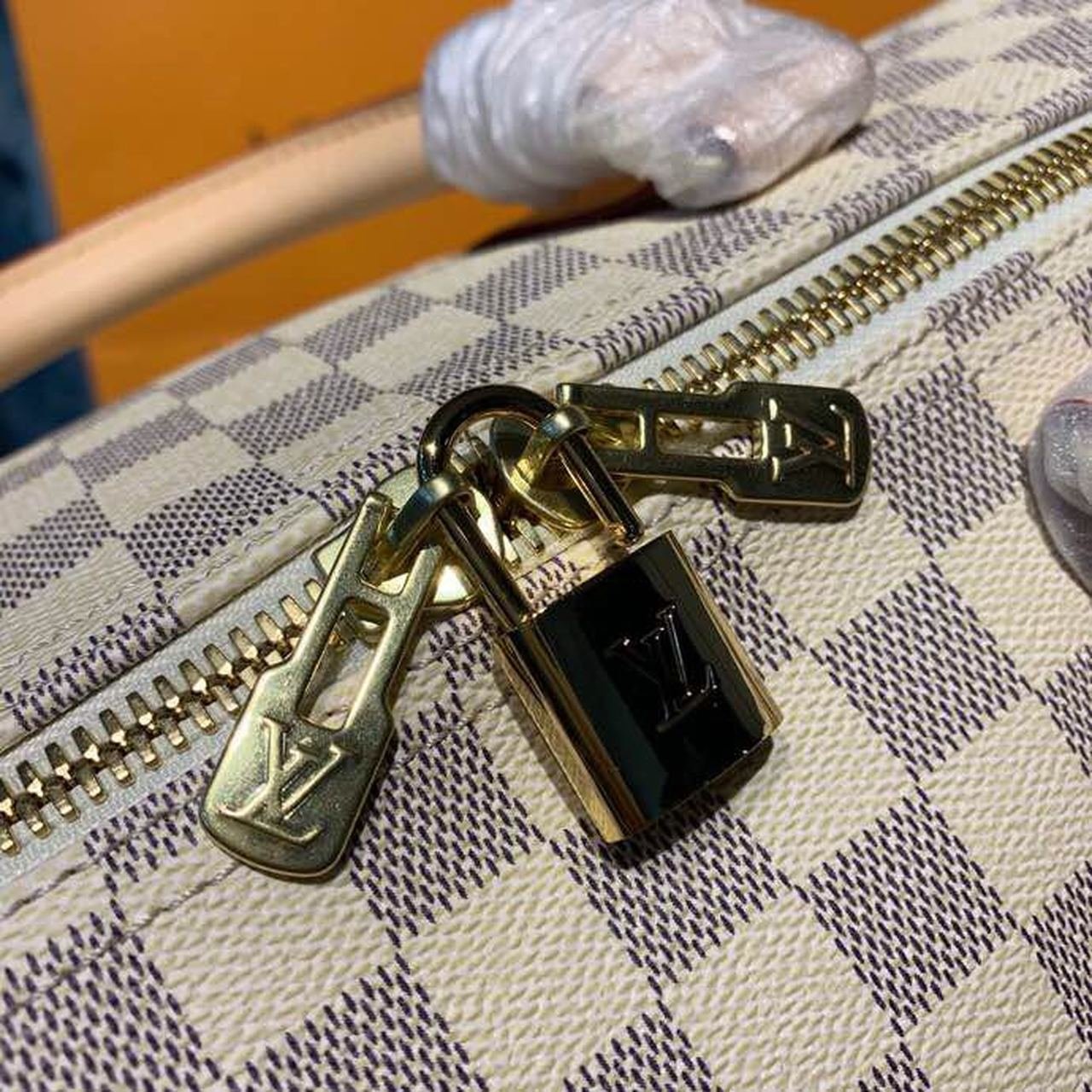 Louis Vuitton Keepall Bandoulire 55cm Damier Azur Canvas Spring/Summer Collection N41429 Azur