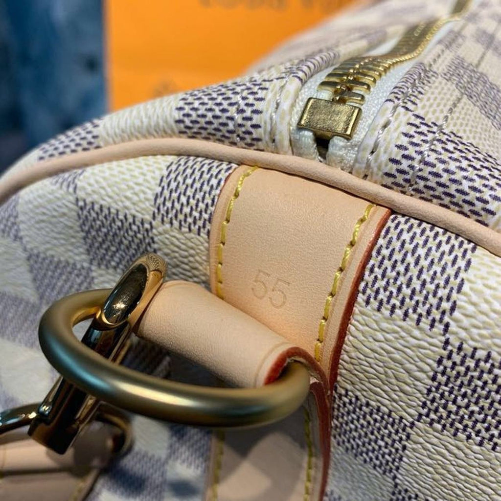 Louis Vuitton Keepall Bandoulire 55cm Damier Azur Canvas Spring/Summer Collection N41429 Azur