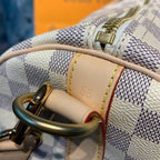 Louis Vuitton Keepall Bandoulire 55cm Damier Azur Canvas Spring/Summer Collection N41429 Azur