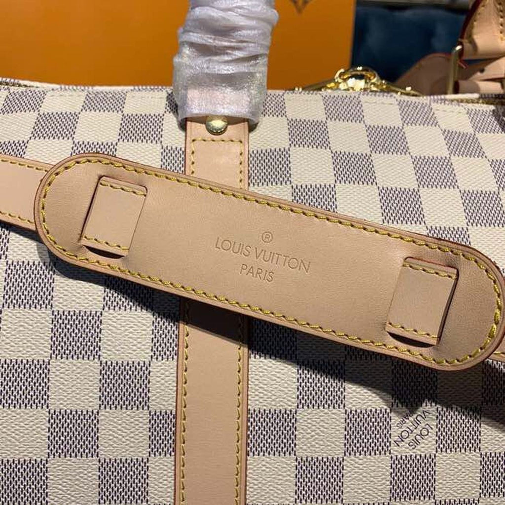 Louis Vuitton Keepall Bandoulire 55cm Damier Azur Canvas Spring/Summer Collection N41429 Azur