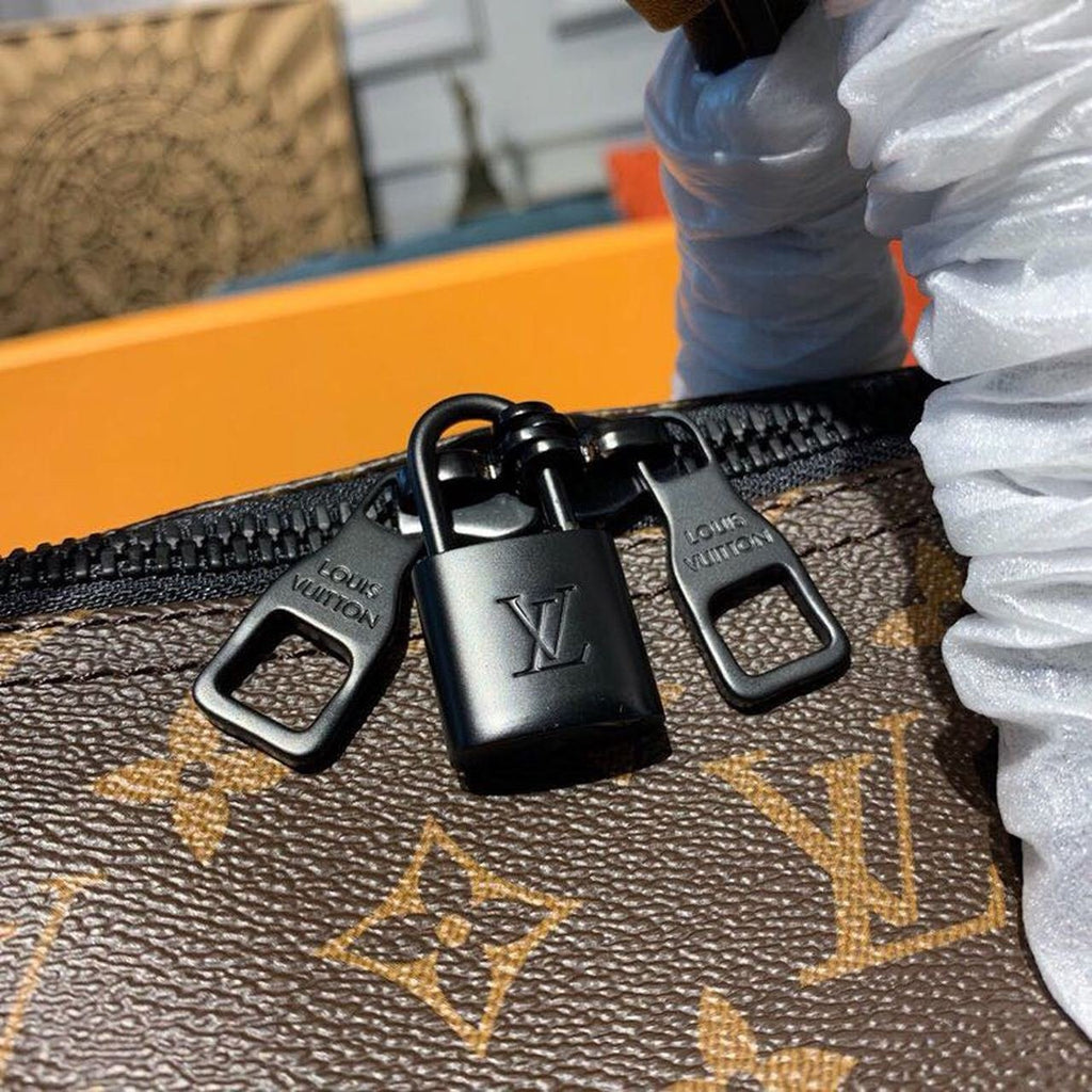 Louis Vuitton Keepall Bandouli?re 50cm Monogram Solar Ray Canvas Spring/Summer Collection M44471, Black/Orange
