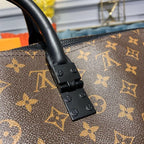 Louis Vuitton Keepall Bandouli?re 50cm Monogram Solar Ray Canvas Spring/Summer Collection M44471, Black/Orange