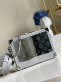 Louis Vuitton Soft Trunk Bag 22cm Grey