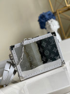 Louis Vuitton Soft Trunk Bag 22cm Grey