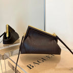 Fendi First Small Python Bag 26cm Brown