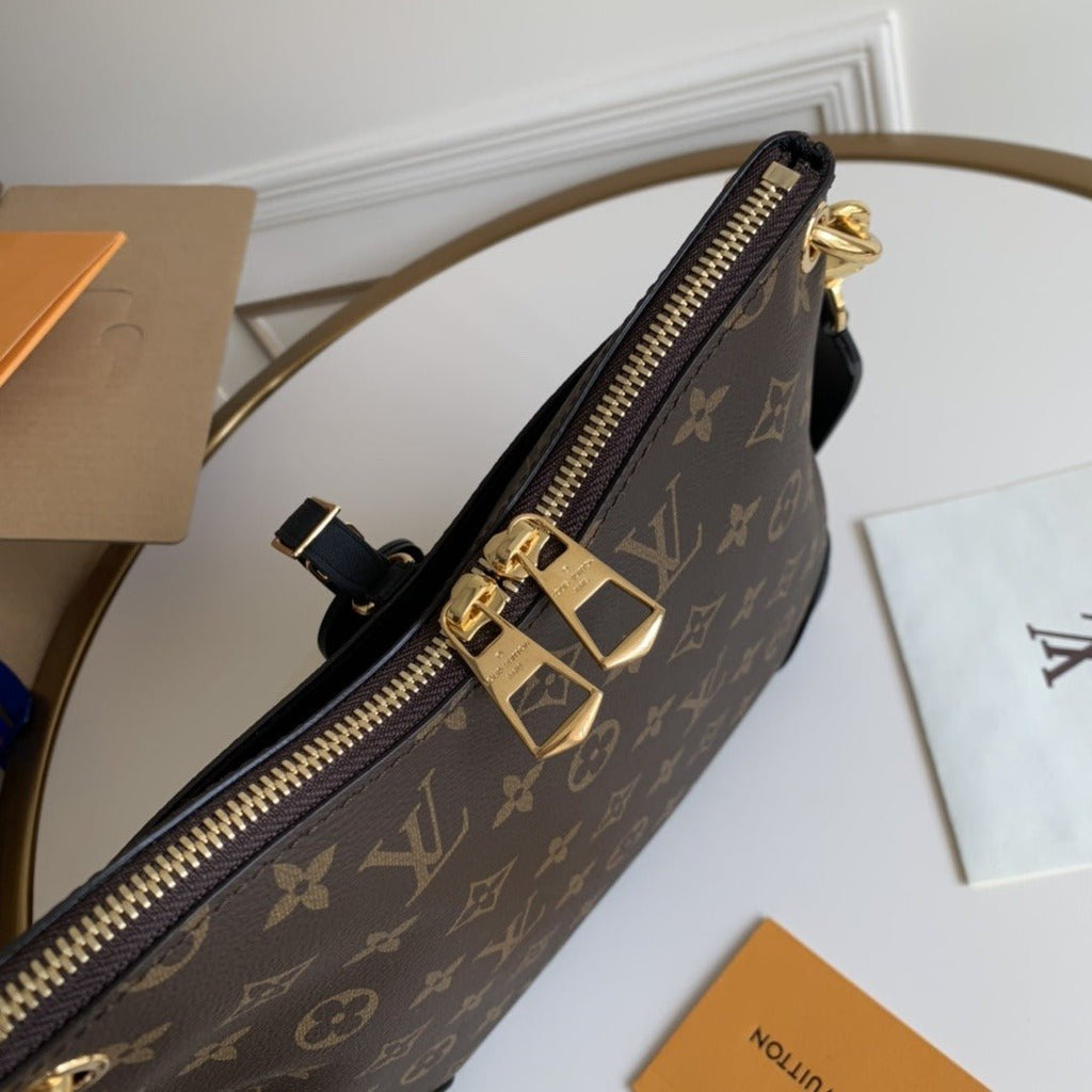 Louis Vuitton Odeon PM Monogram Canvas 28cm Black