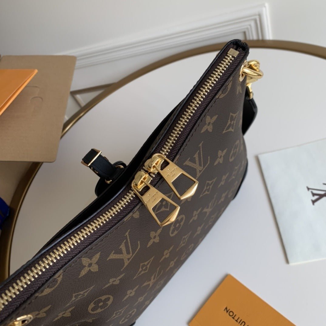 Louis Vuitton Odeon PM Monogram Canvas 28cm Black