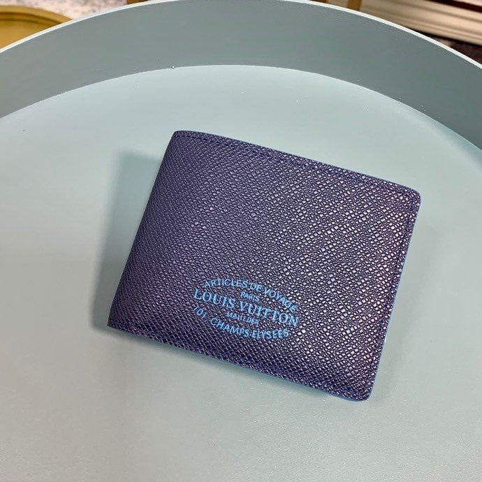 Louis Vuitton Wallet 12cm Blue