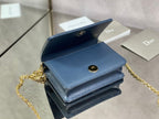 Christian Dior Blue Crossbody Bag 14cm