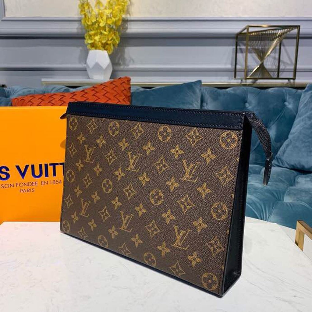 Louis Vuitton Pochette Voyage 28cm Monogram Canvas Spring/Summer Collection M47543, Brown
