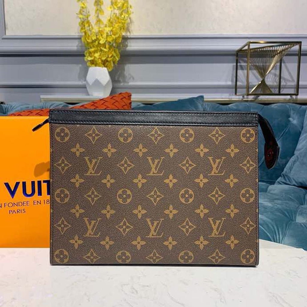 Louis Vuitton Pochette Voyage 28cm Monogram Canvas Spring/Summer Collection M47543, Brown