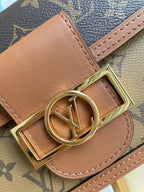 Louis Vuitton Mini Dauphine Monogram And Monogram Reverse Canvas By Nicolas Ghesquière For Spring-Summer, For Women Women’s Handbags, Shoulder Bags 20cm LV M45959