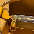 Louis Vuitton Néo Noé BB Bucket Bag 26cm Damier Ebene Canvas Spring/Summer Collection N40213, Safran