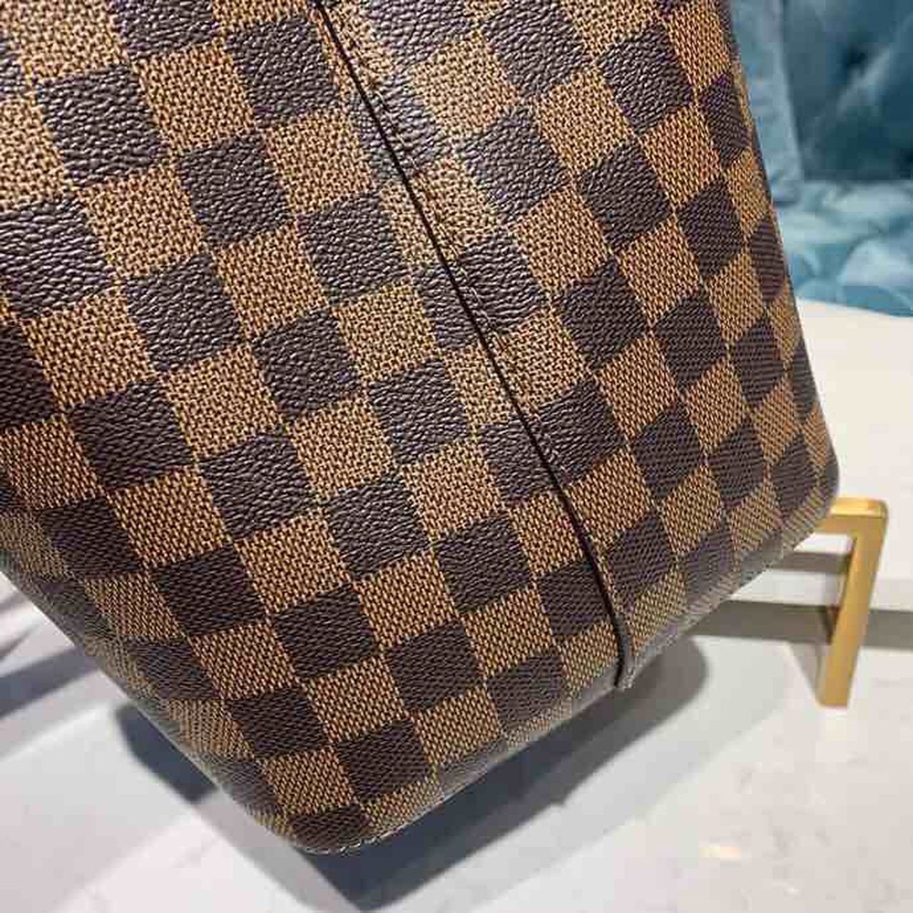 Louis Vuitton Neo Noe BB Bucket Bag 26cm Damier Ebene Canvas Spring/Summer Collection N40214, Cherry Berry